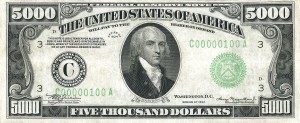 $5 K Bill